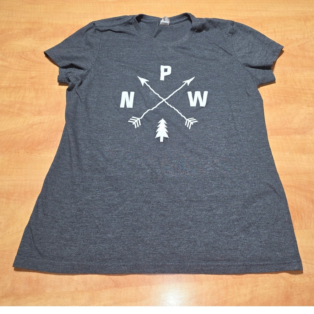District PNW Pacific Northwest Graphic Tee Charcoal Gray XL Short Sleeve T-Shirt